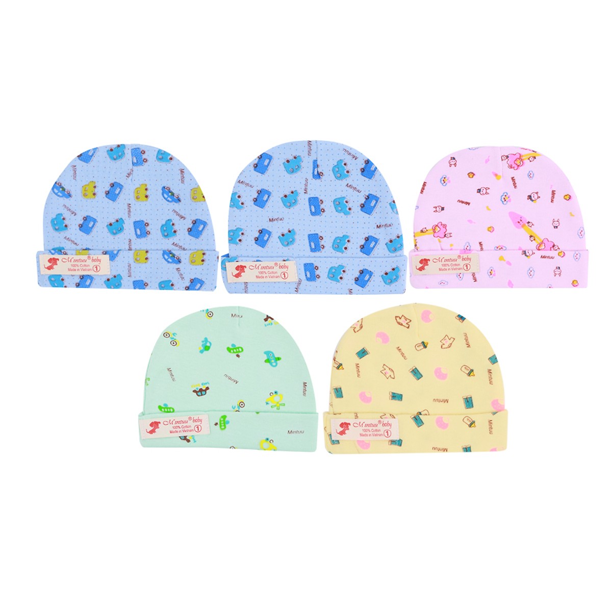 [HCM]Nón Cotton MinTu Loại Cao cấp cho Bé