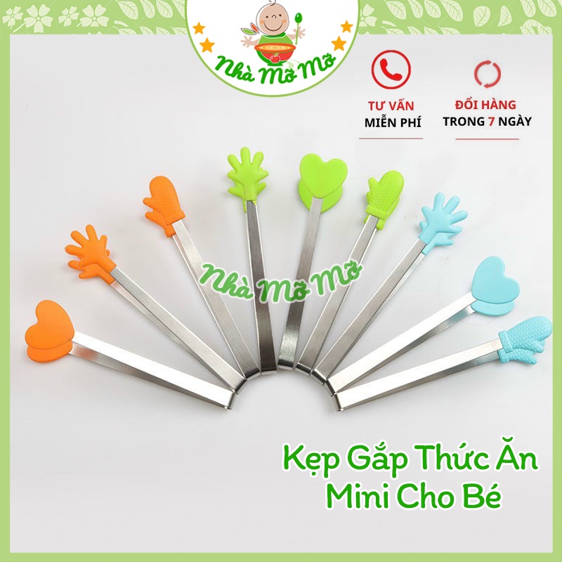 Kẹp Gắp Mini Gắp Thức Ăn Cho Bé - Nhà Mỡ