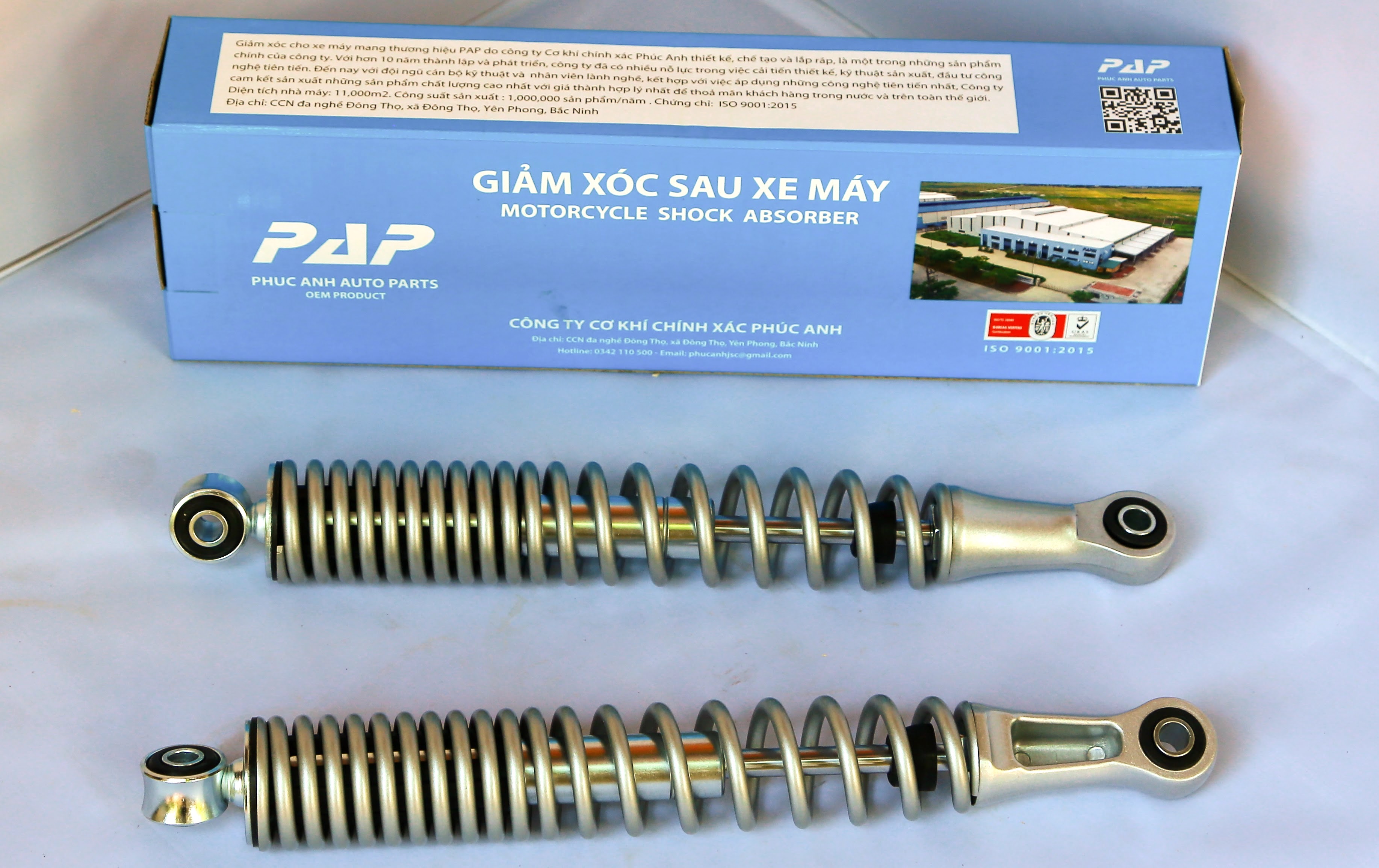 1 đôi Phuộc Giảm xóc sau xe máy WAVE ALPHA đời xe mới, ty phi 10