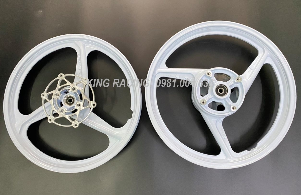 CẶP MÂM-VÀNH ĐÚC 3 ĐAO( 3 NAN) GẮN HD,WINER , WINER X(HOẶC CHẾ CHÁO CÁC DÒNG XE 2 THẮNG ĐĨA TRƯỚC SAU)