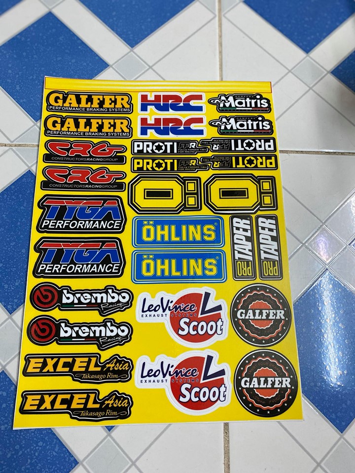 [HCM]TEM LOGO GALFER HRC LEOVINCE SCOOT