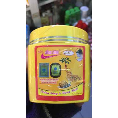 Kem dưỡng trắng da toàn thân hồng sâm 100g 126k