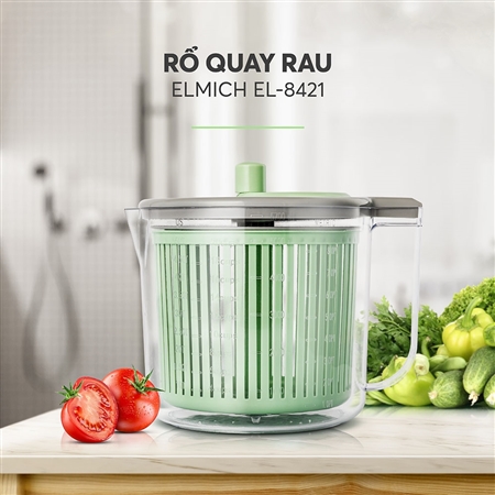 (Chỉ 15-17.07)Rổ quay rau Elmich EL8421