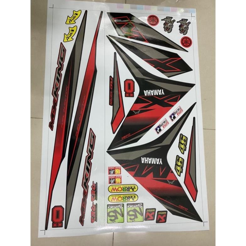 [ QUÍ KHÁCH VUI LÒNG MANG TEM RA TIỆM CHO THỢ DÁN] TEM RỜI xe Exciter 150 mx king