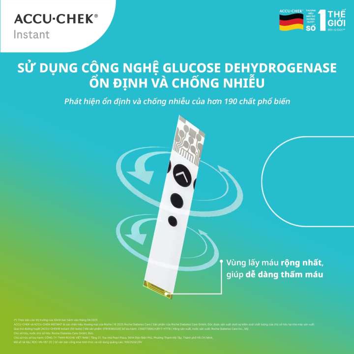 Combo 100 Que Thử Đường Huyết ACCU-CHEK® Instant - Hình ảnh 6