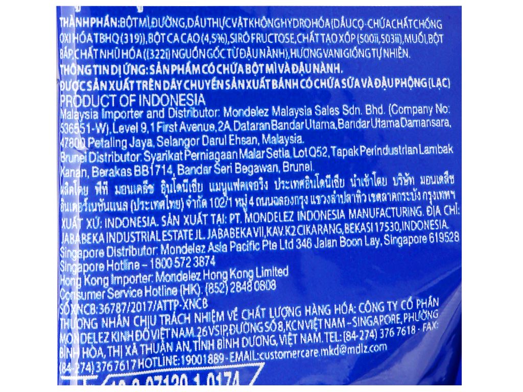 Bánh quy sôcôla OREO mini 204g - CTY BÁT MUỘI