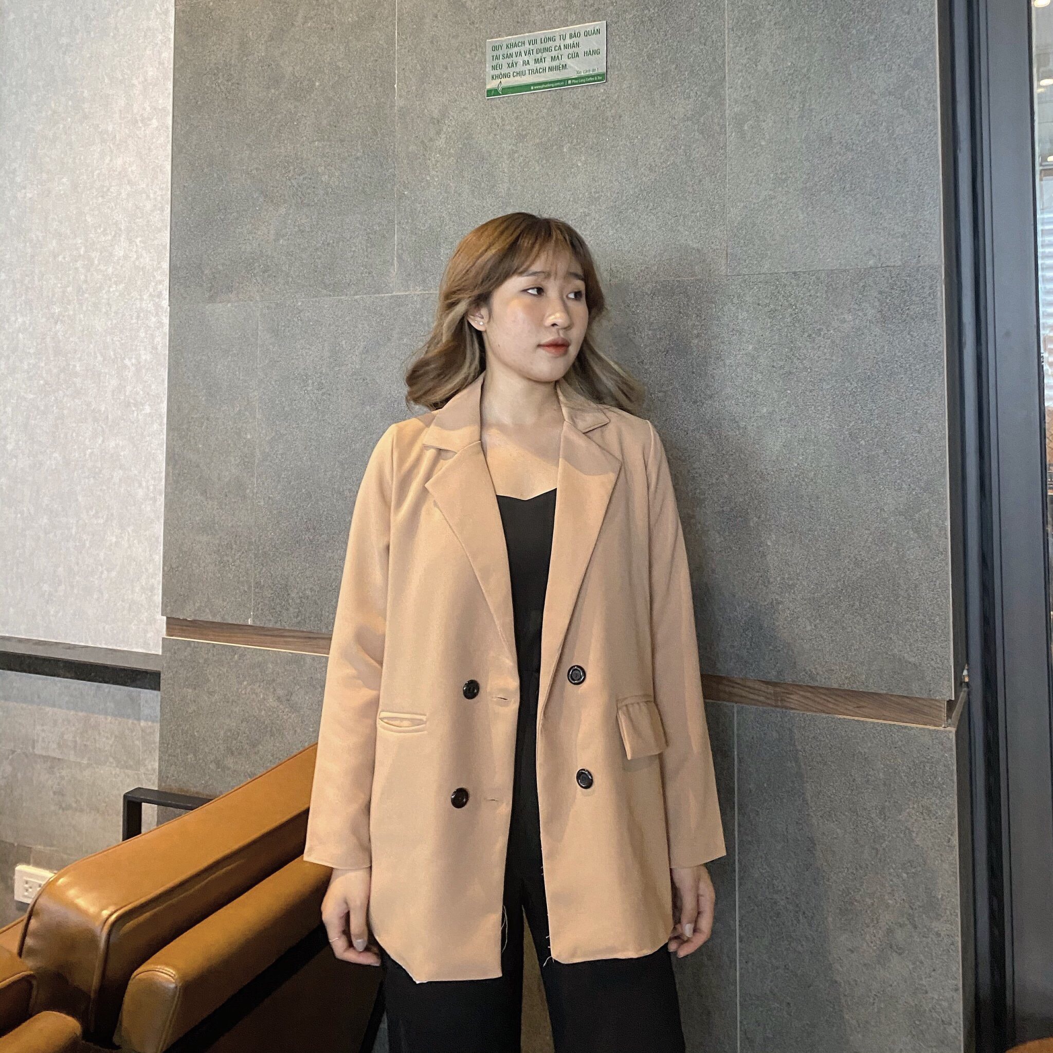 [Lấy mã giảm thêm 30%]ÁO BLAZER HÀN QUỐC 2 LỚP TÚI NẮP (ảnh thật/sẵn/có video)