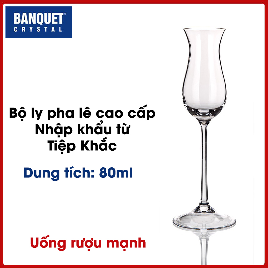 [HCM]Bộ ly pha lê Twiggy dung tích 80ml (TWI080)