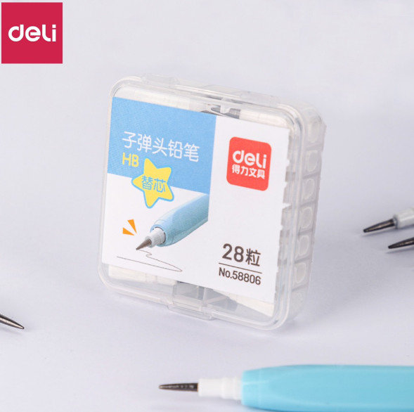Set 3 bút chì khúc deli 58805 nhà cam