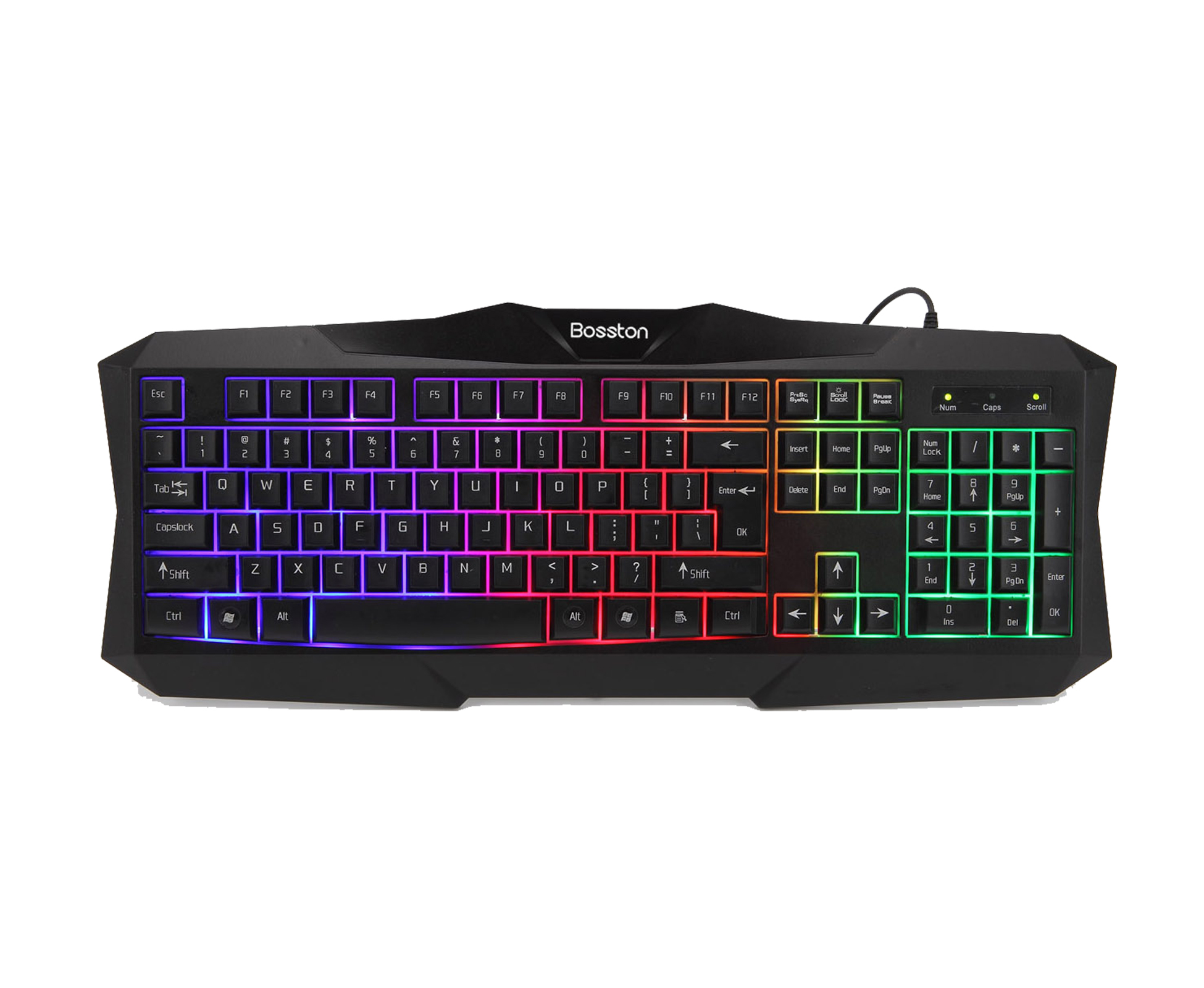 [HCM]Bàn Phím Bosston X19 Đèn Led