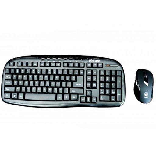 Combo Bàn Phím Chuột Không Dây Eblue EC888BK