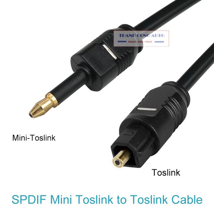 Cáp quang âm thanh kỹ thuật số SPDIF cho Toslink ra Mini Plug 3.5mm