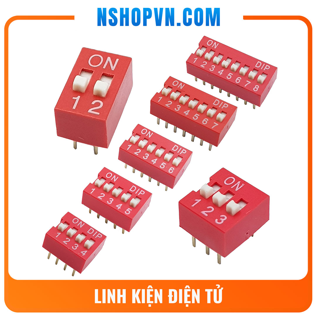 Công tắc DIP Switch đỏ