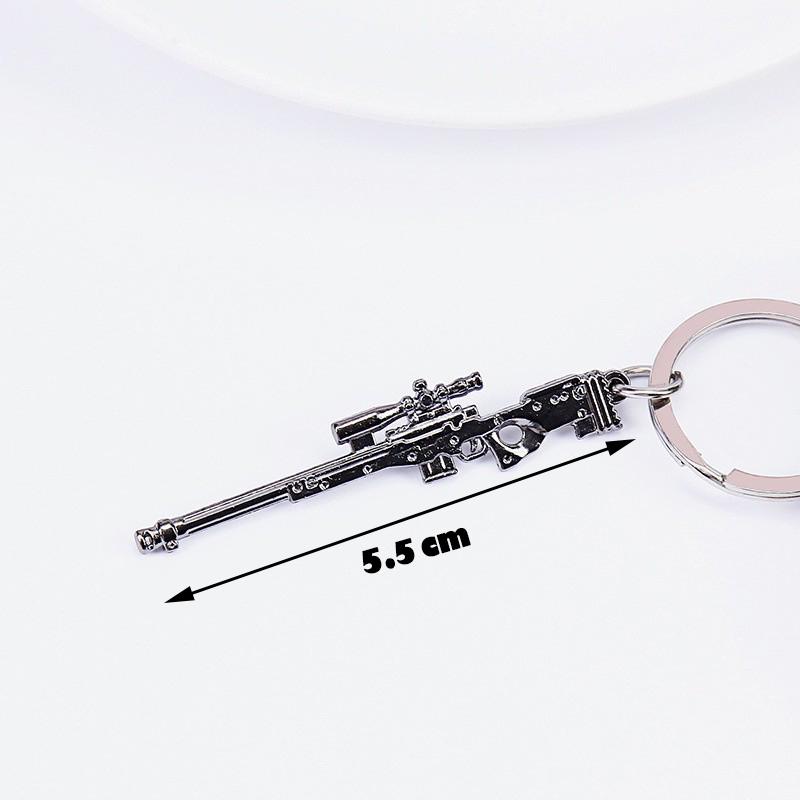 Bộ 6 Móc Khóa Pubg Mini Coper (Ka98  chảo  nón 3  balo 3  giáp 3  Awm )