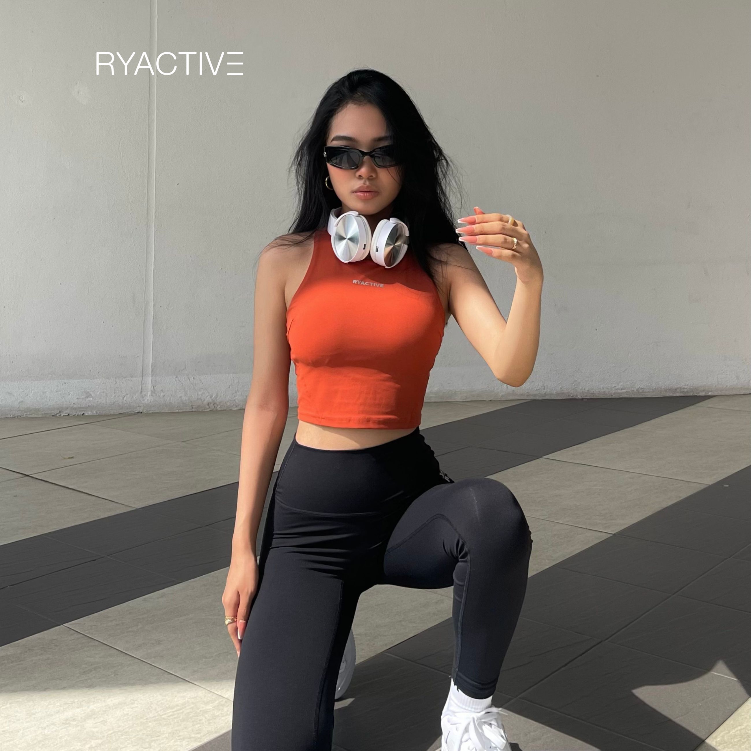 Áo ngực thể thao RYACTIVE -  SUPREME SPORTBRA Brick