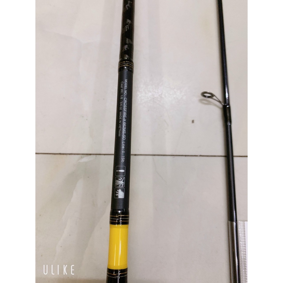 Cần câu lure 2 khúc daiwa crossfire-x đồ câu chương văn