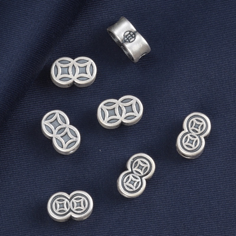 [S925] Charm bạc 3D kim tiền - MH762