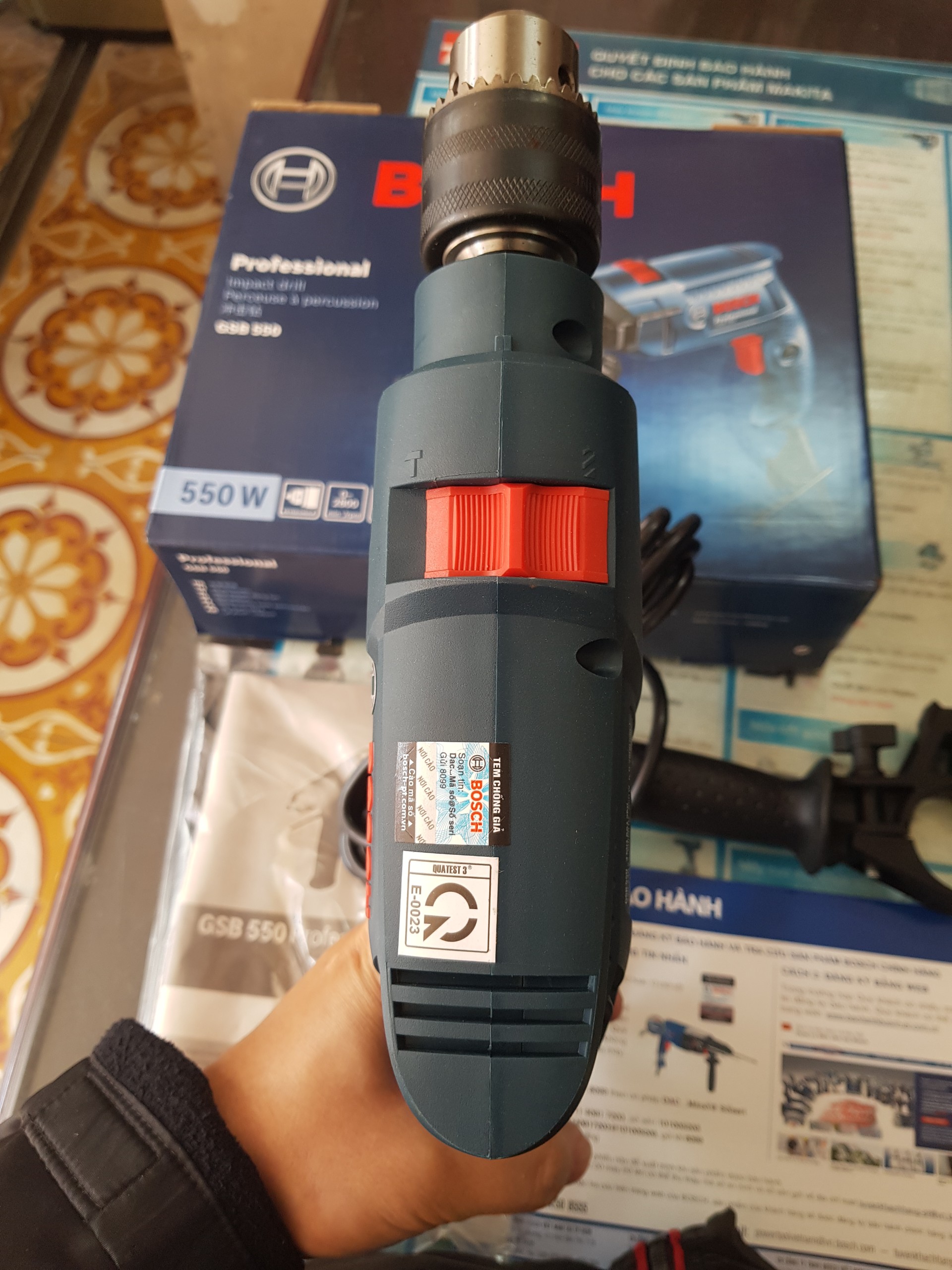 Khoan Bosch 13mm GSB550