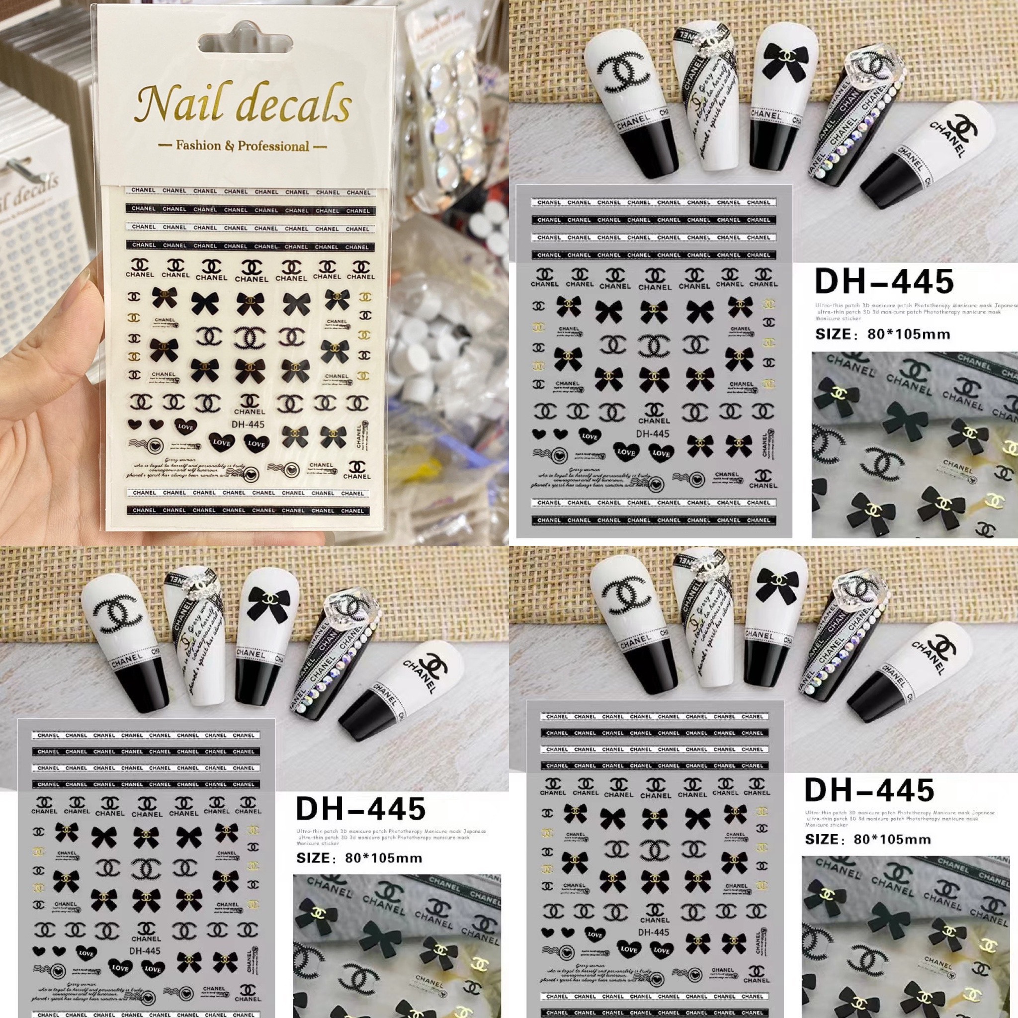 Nhiều Mẫu Sticker Dán Móng Nail Mới - Mini Nails
