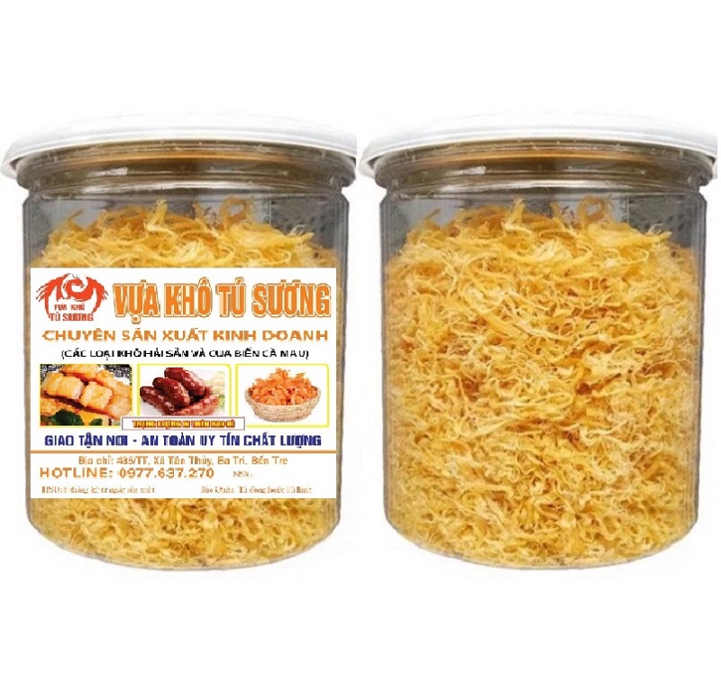 Hủ 500gram chà bông heo loại 1 thơm ngon chất lượng
