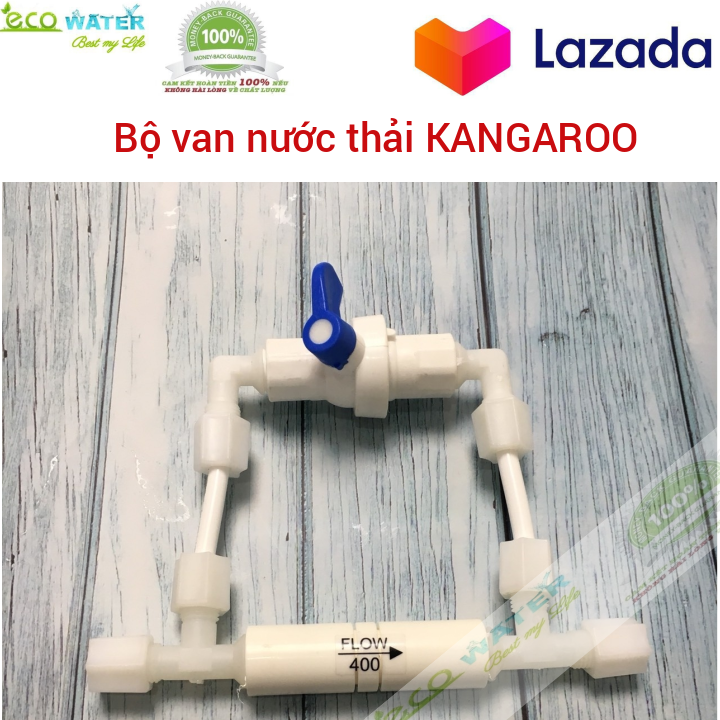 Bộ van nước thải máy lọc nước - van xả tay