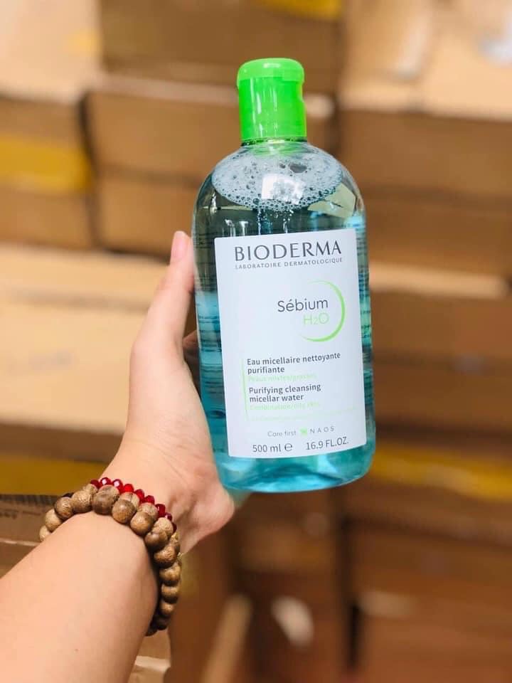 Nước Tẩy Trang Bioderma Hồng 500ml