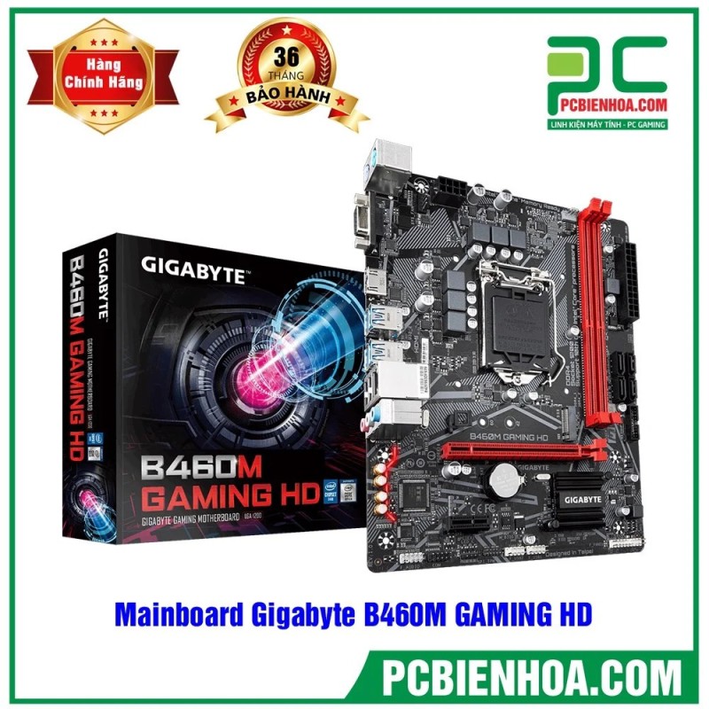 Bảng giá Mainboard Gigabyte B460M GAMING HD ( LGA1200 / M-ATX / 2xDDR4 ) Phong Vũ
