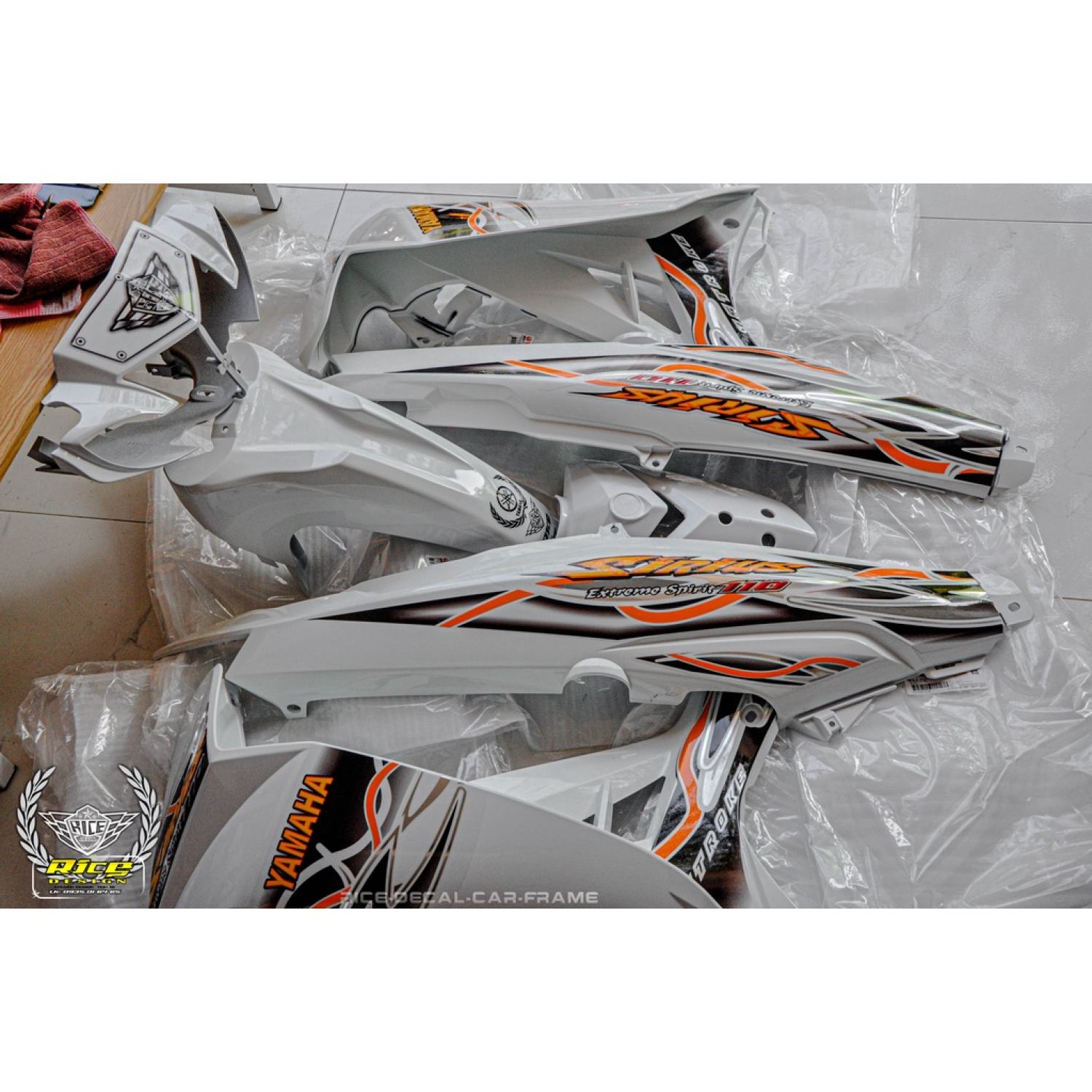 Tem Sirius FULL trắng Mẫu S Thái Mới ( Tem in thừơng Mẫu gốc Rice decal )