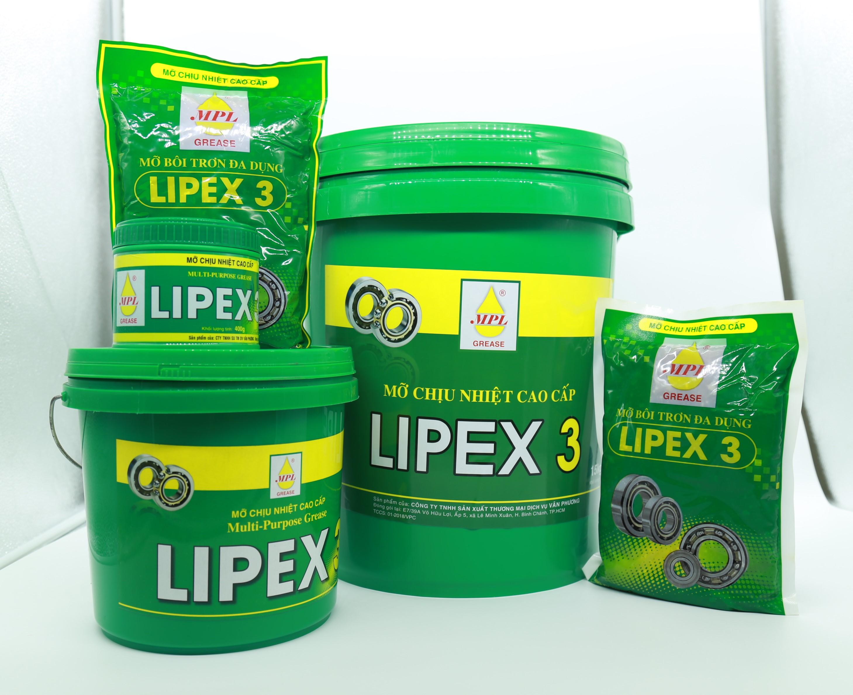 [HCM]Mỡ bò chịu nhiệt Lipex 3