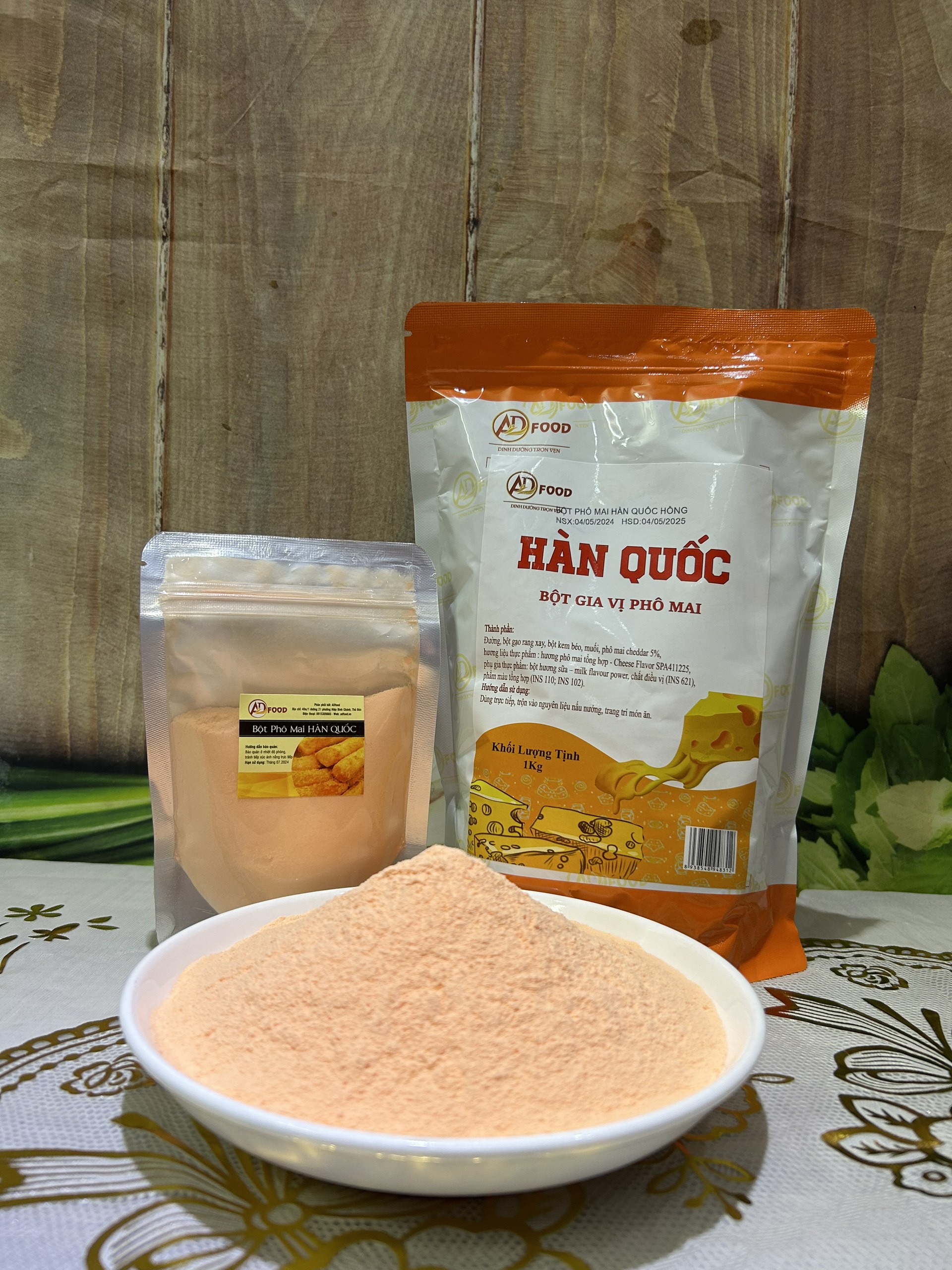 500g bột phô mai lắc Hàn Quốc