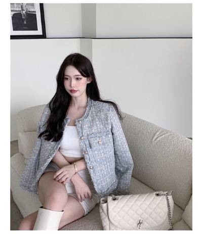 Áo dạ khoác Tweed ziczac cao cấp