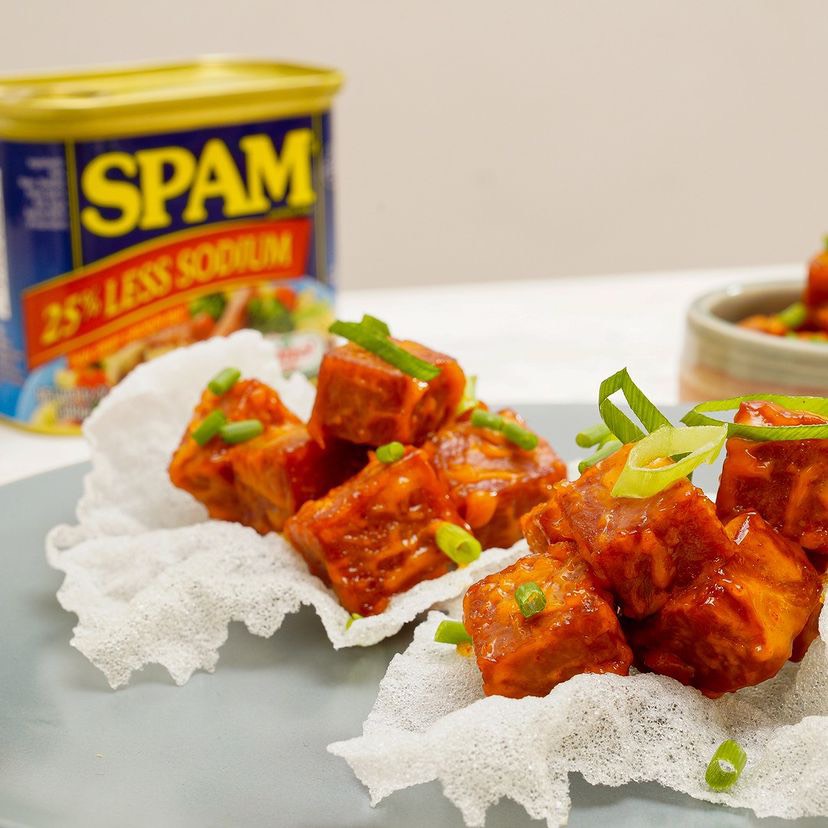 Thịt Heo Hộp SPAM Giảm Mặn 340g - Nhập Khẩu Mỹ | Hormel SPAM Less Sodium 340g