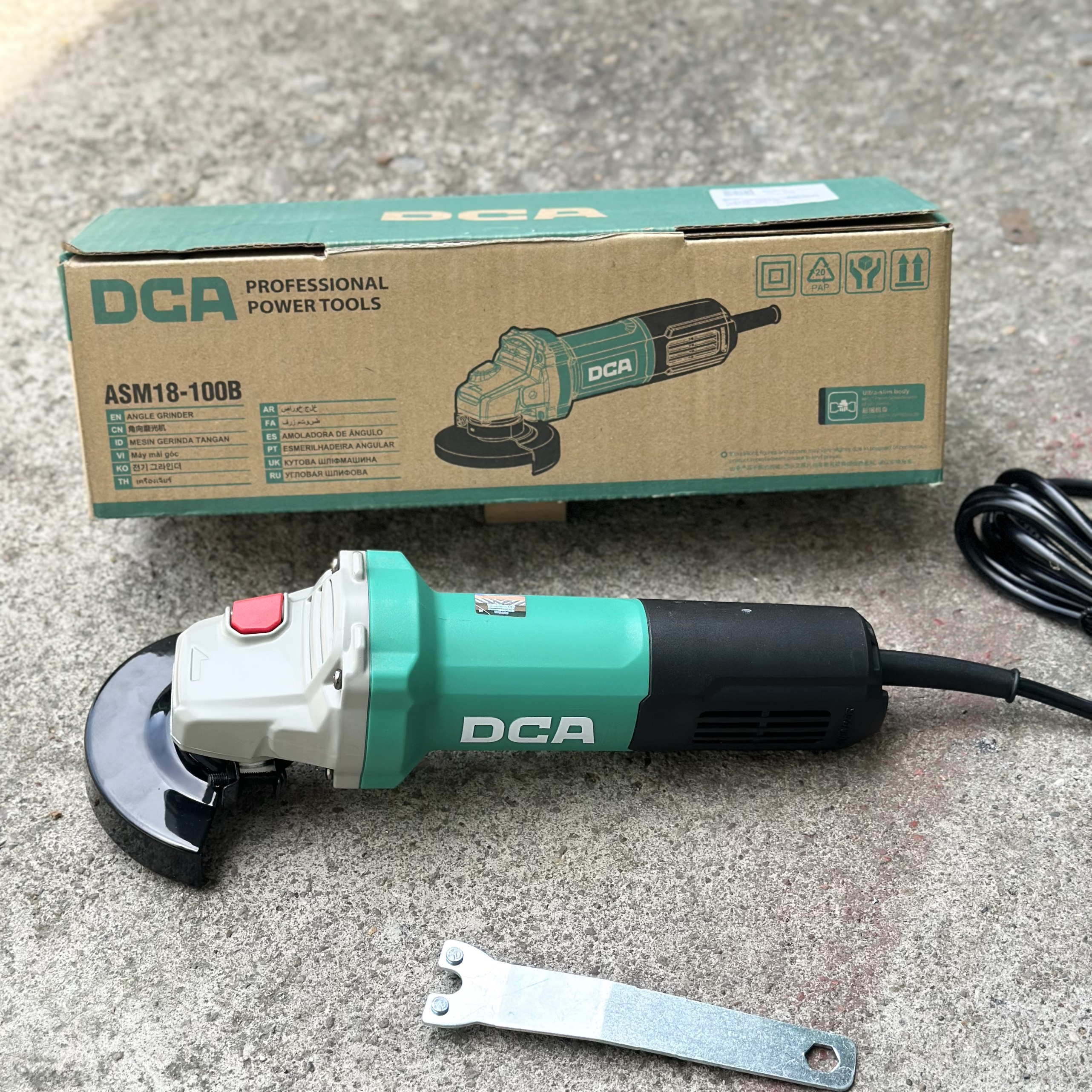 Máy Cắt Cầm Tay Mài Góc DCA ASM 18-100B Công Suất 860W Bảo Hành 6 Tháng