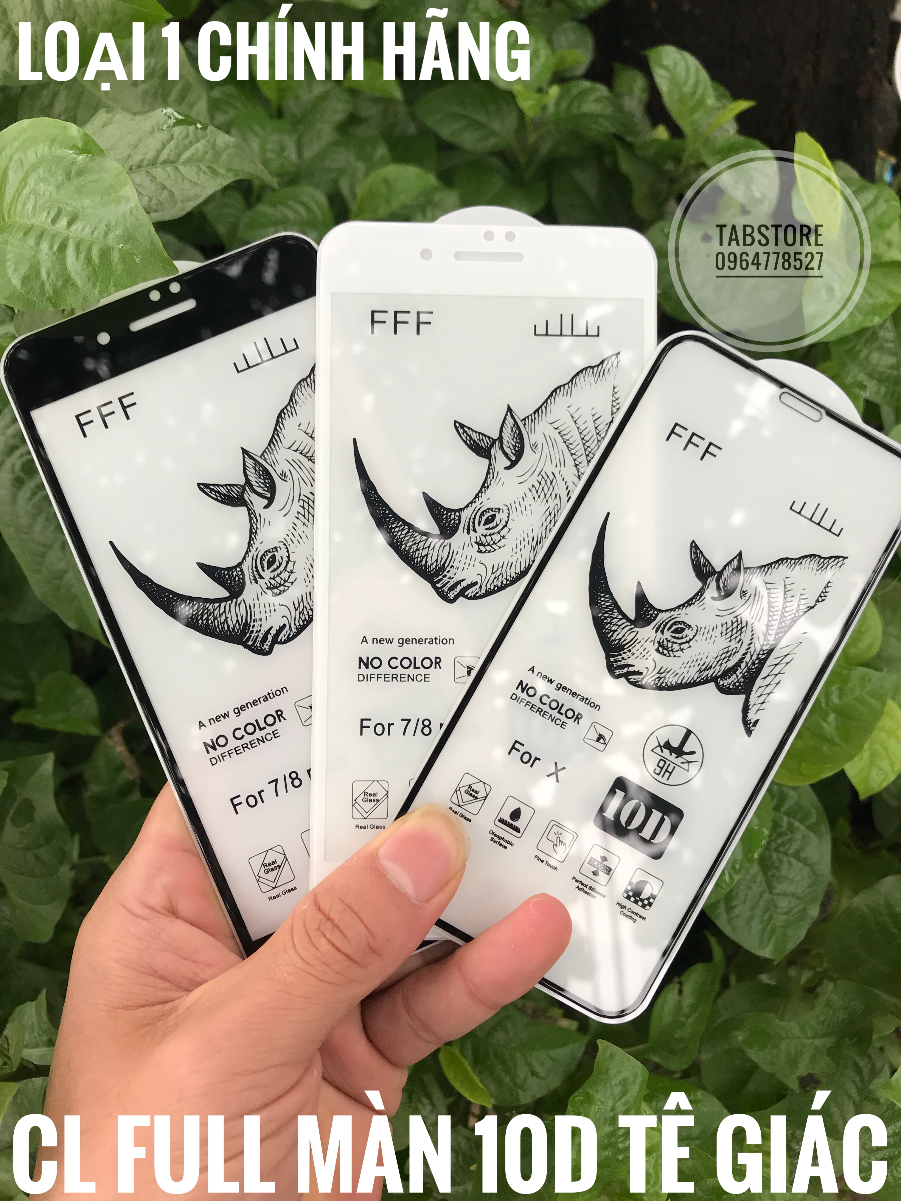 Cường Lực Full Màn 10D Tê Giác Loại 1