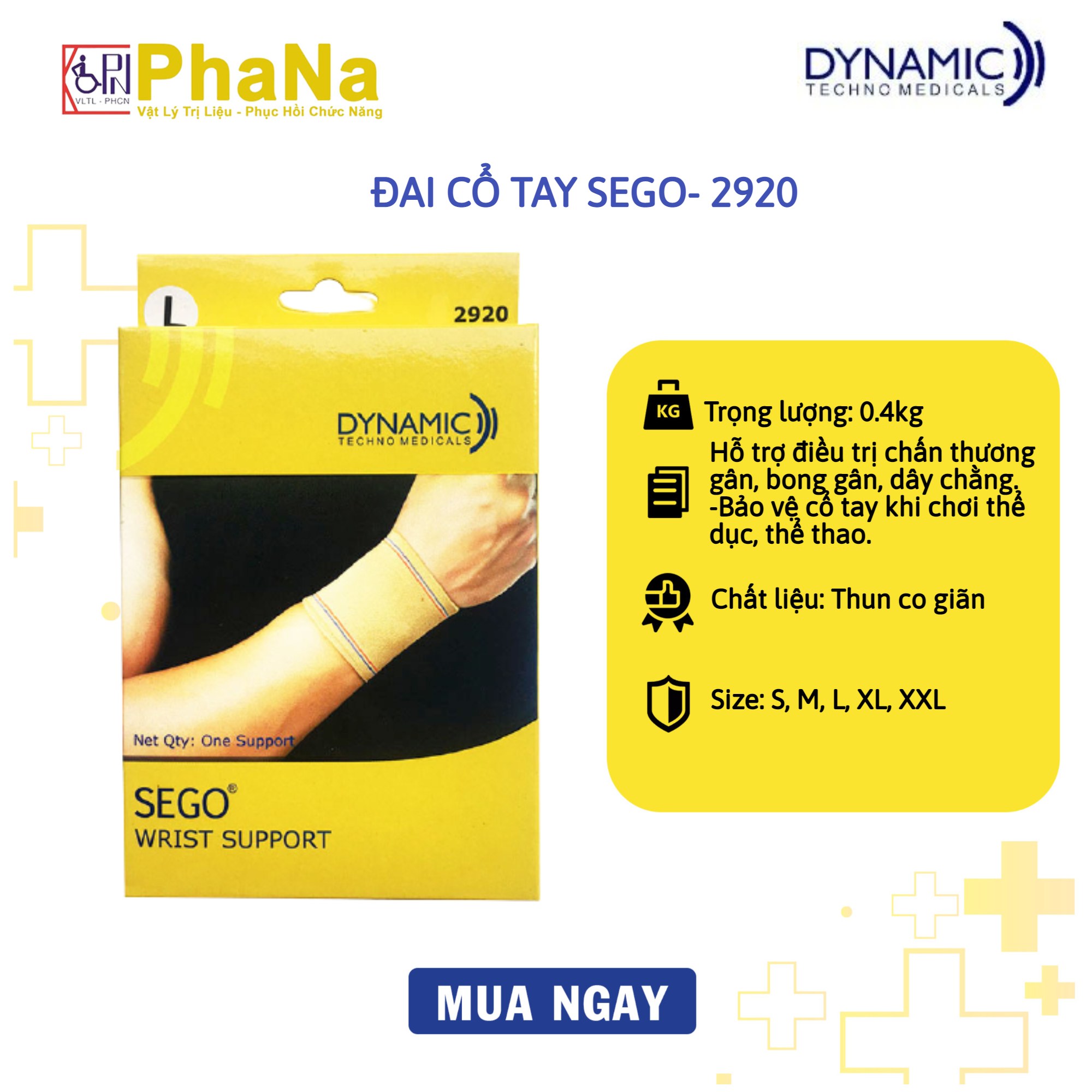 [HCM]Đai Hỗ Trợ Cổ Tay SEGO