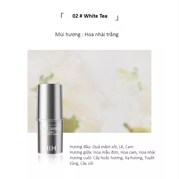 Nước Hoa Khô HIH Dạng Sáp - Hương hoa tươi mát tự nhiên lưu hương thơm