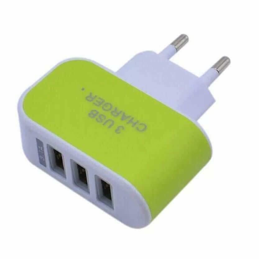 Ổ Cắm Sạc 3 Cổng USB 3.1A có đèn Led