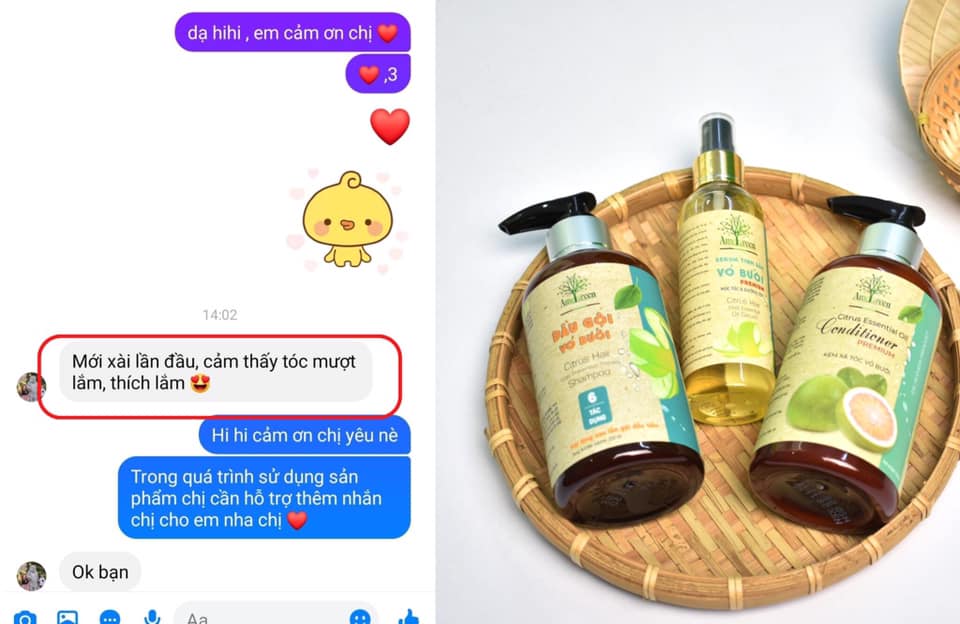 [HCM]Serum Tinh Dầu Vỏ Bưởi AmeGreen (100ml) – Premium
