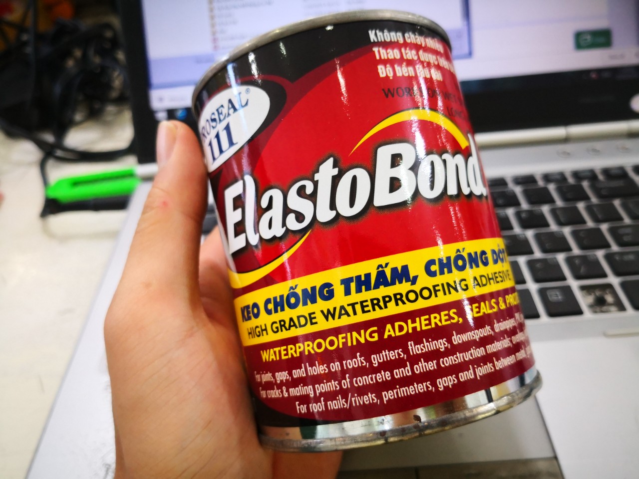 Keo Chống Thấm Proseal 111 Elastobond Trám Trét Chống Dột