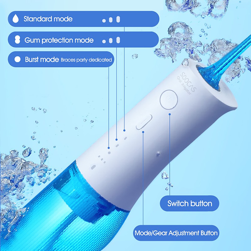 Máy Tăm Nước Cầm Tay Mi Soocas W3 Pro