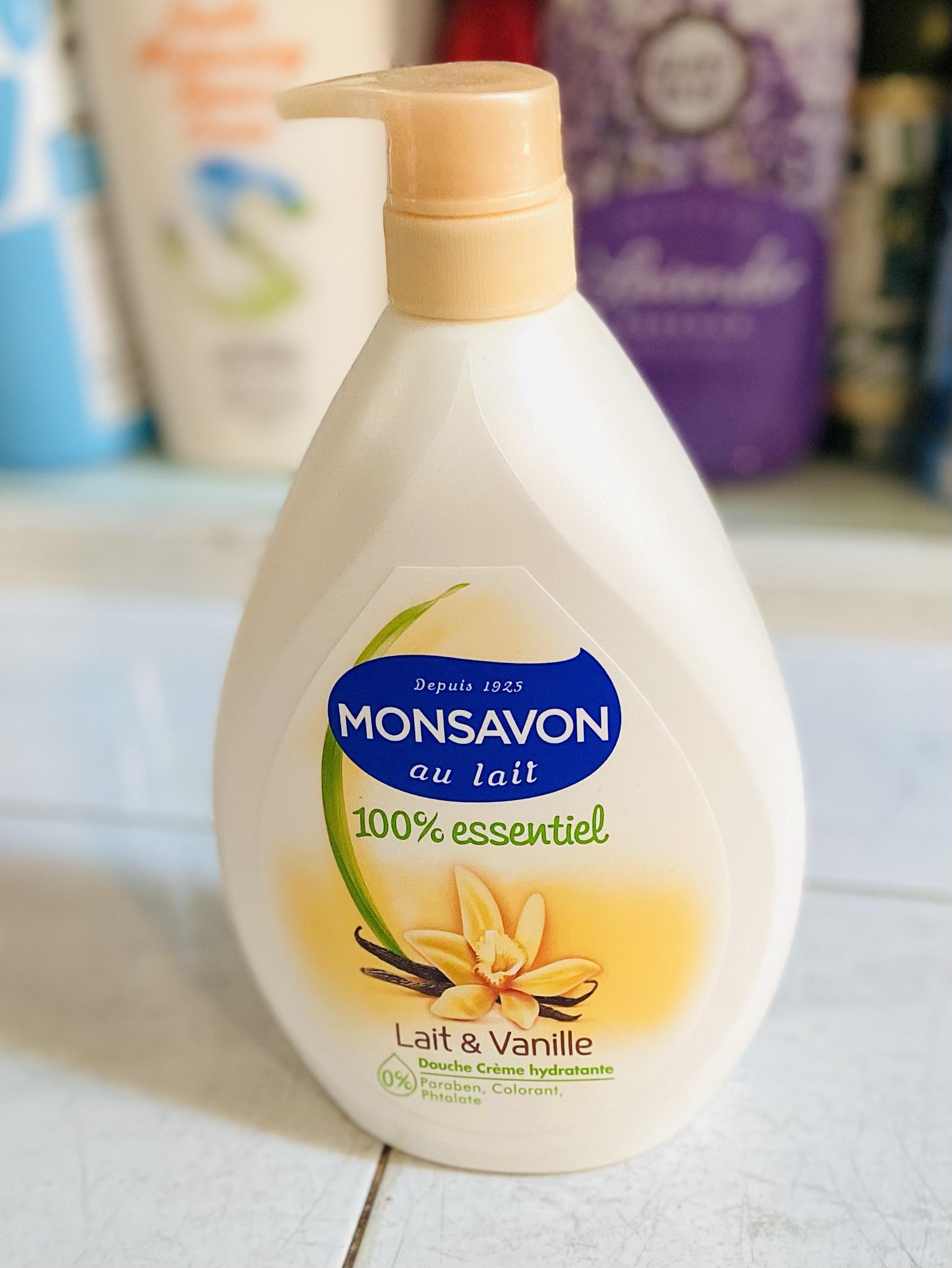Sữa tắm Monsavon chiết xuất sữa và hoa vani 1000ml - Không chứa Paraben