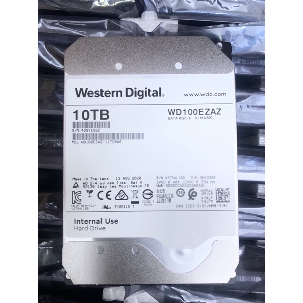 Ổ cứng Western Digital 10TB hàng hãng lắp Camera hoặc Sử dụng cho PC