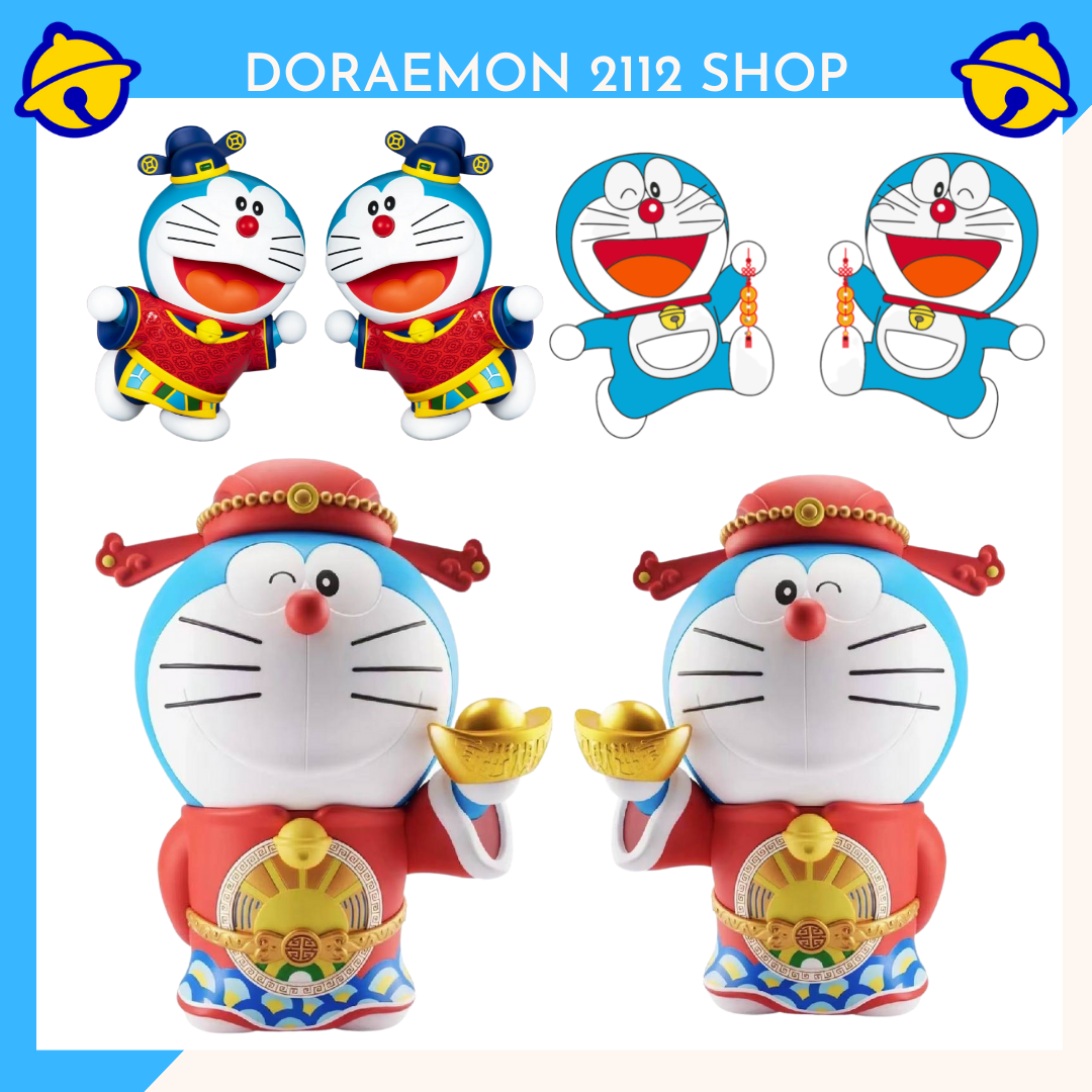 2 HÌNH DÁN DORAEMON CHIÊU LỘC KÍCH THƯỚC A3 A4