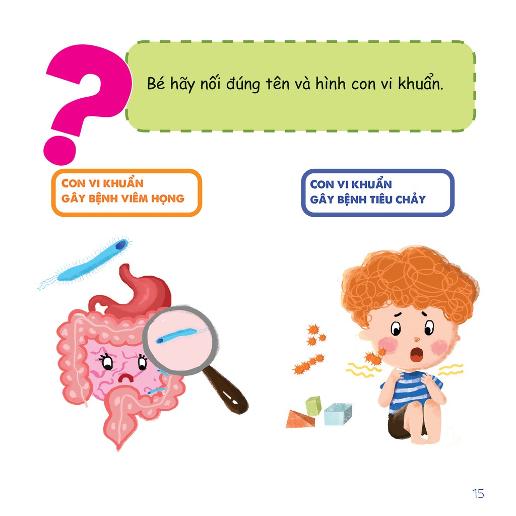 Sách Cùng con tự lập – Phòng tránh vi khuẩn - Megabook