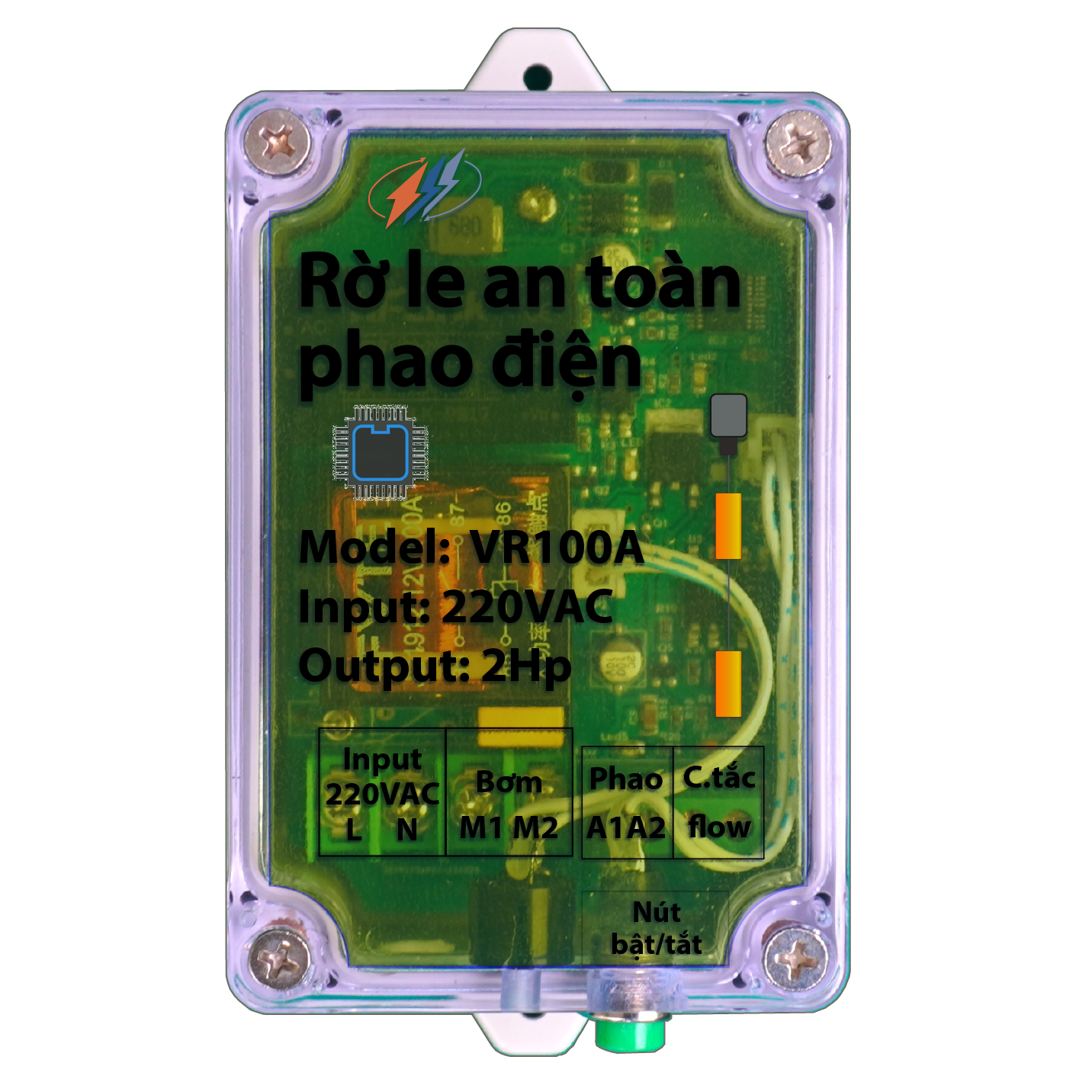 Rờ le an toàn cho phao điện VR100A