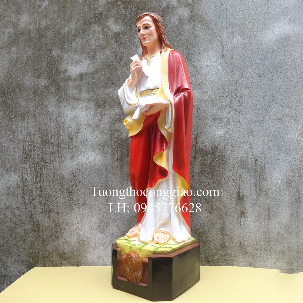 Tượng Thánh Gioan Tông Đồ 60cm (Thánh Gioan Thánh Sử)