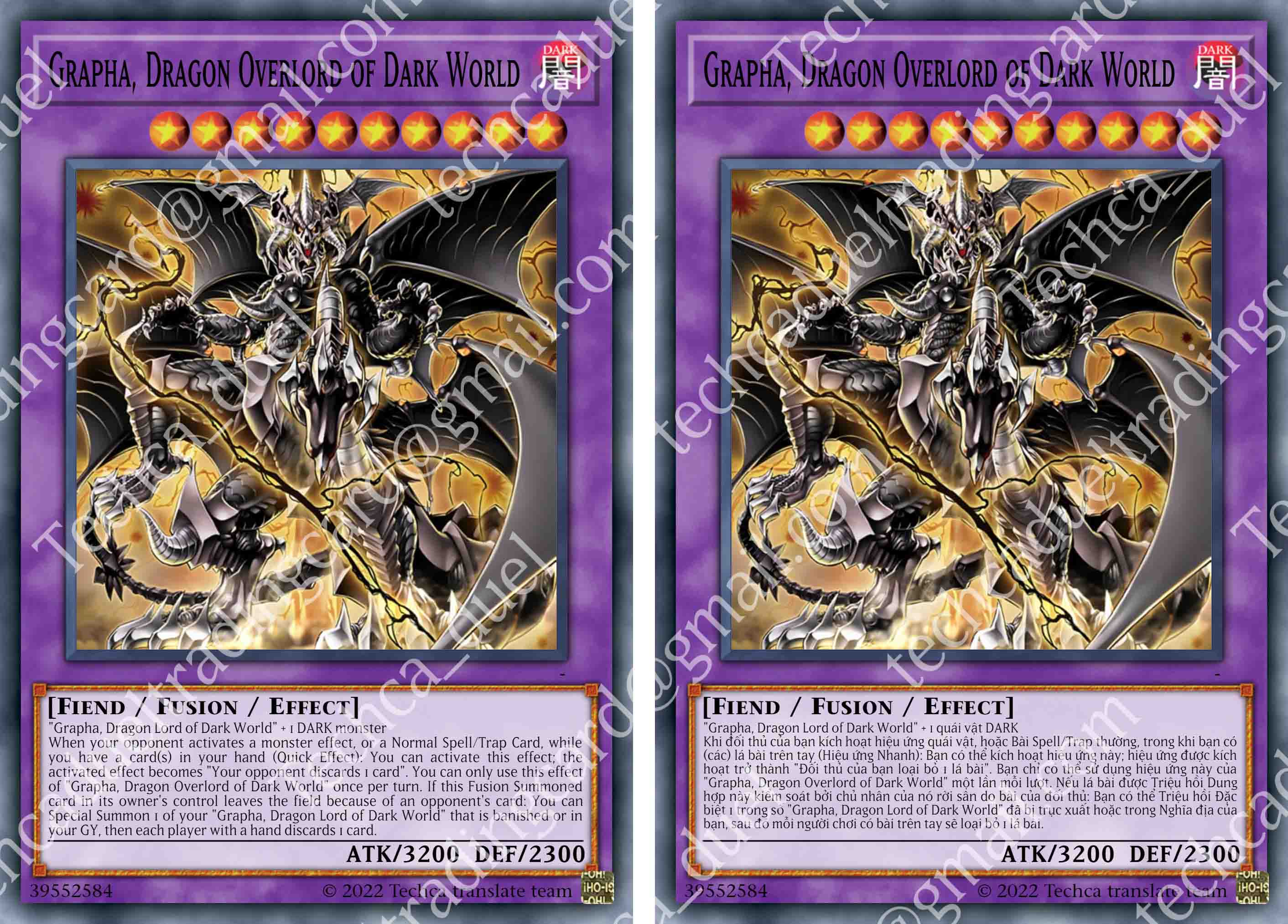 Bài In Tiếng Việt - Bộ bài Yugioh - Structure Deck - Dark World