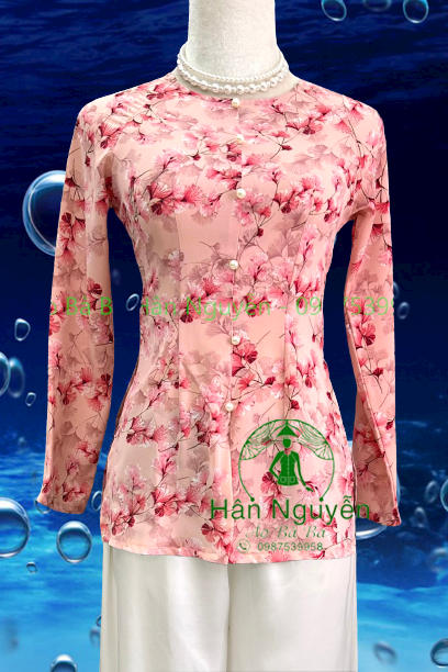 ÁO BÀ BA DÂY KÉO HOA GIÓ + QUẦN
