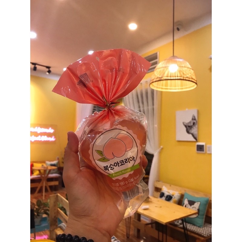 Thạch nho nổ vị Đào Hàn Quốc 180G
