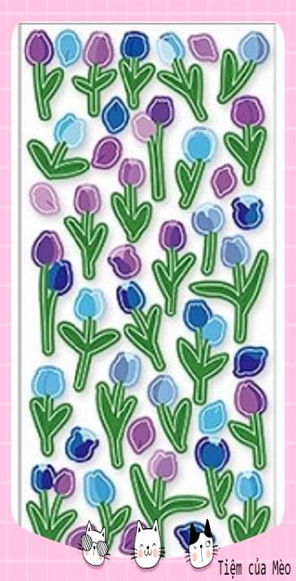 Sticker hình dán DECO STICKERS nhiều họa tiết dễ thương, đặc biệt có kim tuyến lấp lanh lung linh